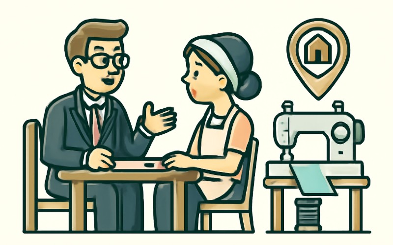 مشاور تامین اقلام بنگاه خیاطی