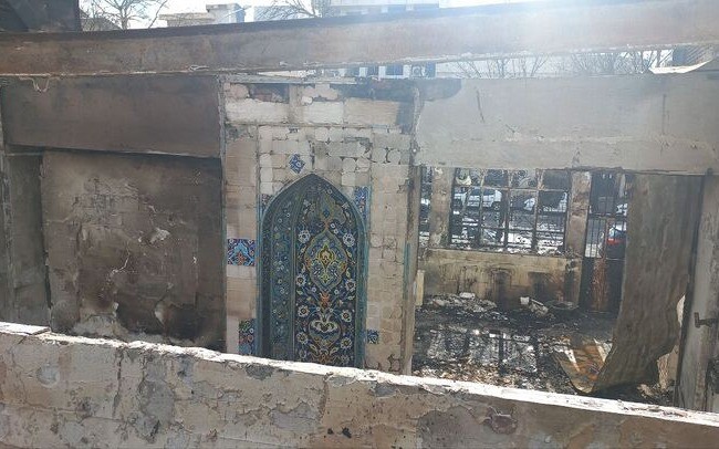 بازسازی مسجد امام رضا ع