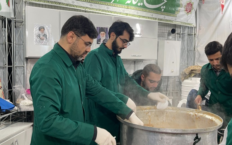 برپایی موکب پذیرایی تجمعات