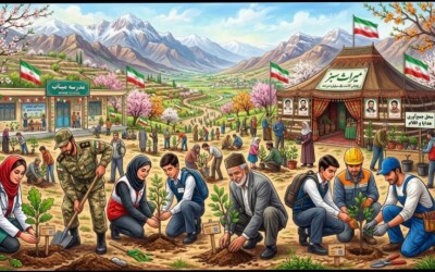 پویش سراسری «نذر سبز سرو ایران»؛ کاشت نهال یادمان شهدا سامانه هوشمند «درختبان»؛ مدیریت مردمی کاشت و شناسنامهدار کردن نهالهای نذری.در روز طبیعت.