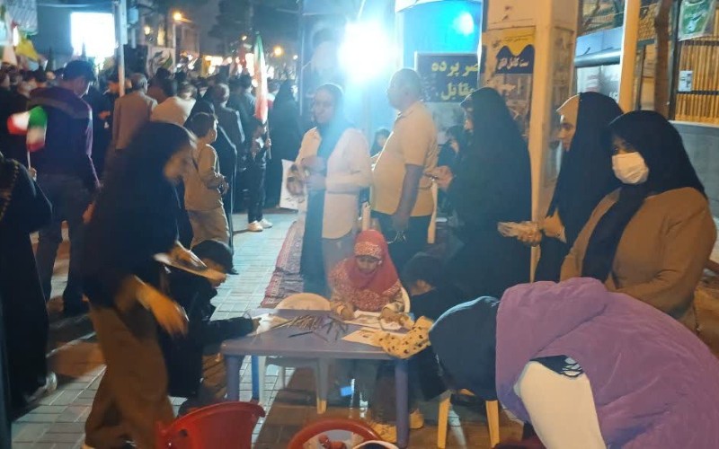 برپایی غرفه در تجمعات شبانه