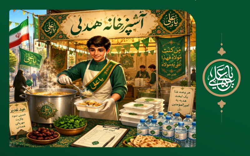 مائده غدیر (پخت و توزیع نذری و اطعام علوی)