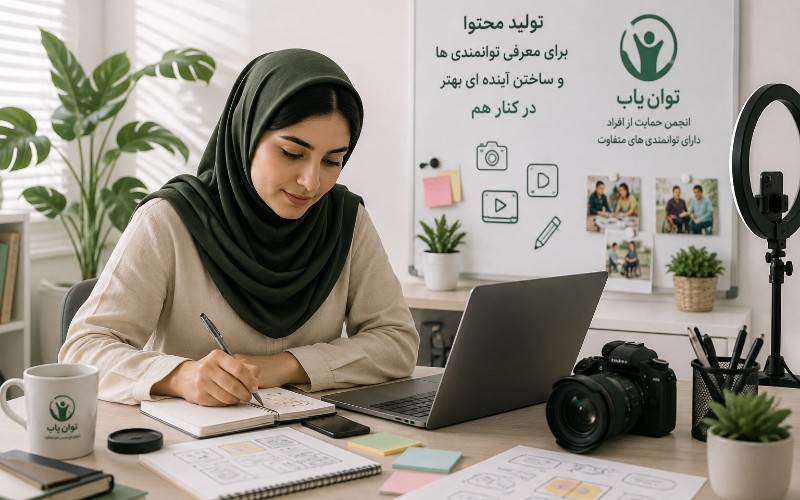 تولید محتوا رسانه انجمن حمایت ازکودکان و نوجوانان توانیاب
