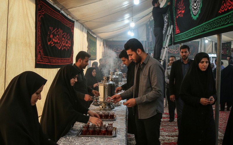 برپایی موکب ایام فاطمیه